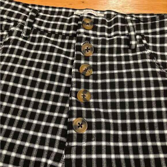 Urban Outfitters black/white plaid high rise pants - Picture 4 of 4